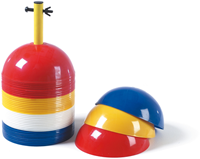 Precision Trainingshütchen Dome Marker Set 40 Stück Multicolor
