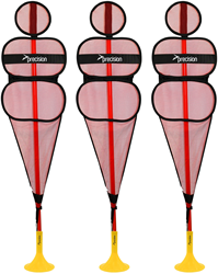 Precision Trainingspuppen Set - Pop Up Mannequins 3 Stück mit Tragetasche