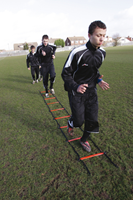 Präzisions-Speed-Leiter 2 Meter (gelb/schwarz)