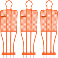 Precision Fußball Trainingsdummy fluo orange senior - langlebig