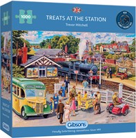 Gibsons Puzzle Treats at the Station - 1000 Teile Puzzlespaß-2