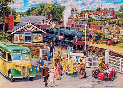 Gibsons Puzzle Treats at the Station - 1000 Teile Puzzlespaß