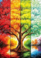Magnolia Puzzle Tree in Autumn - 1000 Teile Puzzle