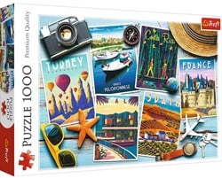 Trefl Puzzle 1000 Teile Urlaubspostkarten Puzzle Erwachsene