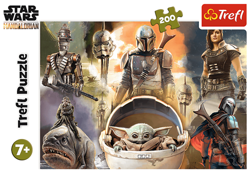 Trefl Star Wars Puzzle - The Mandalorian - 200 Teile - Kinderpuzzle-2