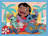 Puzzel Stitch 3-in-1 Set Puzzle und Memoryspiel für Kinder-2
