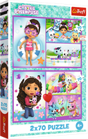 Trefl Puzzle Gabby's Dollhouse - 2x70 Teile FSC Mix