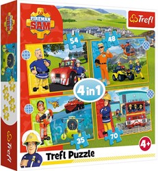 Trefl Trefl 4in1M – Brave Fireman Sam / Prisma A&D Fireman Sam