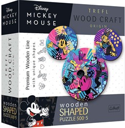 Trefl Holzpuzzle Mickey Mouse 500+5 Teile Disney Cartoon Puzzle