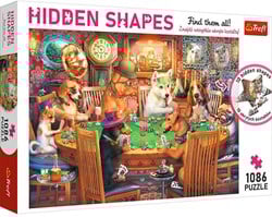 Trefl Puzzle 1000 Teile Hidden Shapes - Spieleabend Rätsel