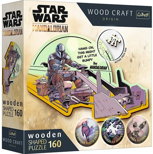Trefl Trefl – Puzzles – 160 Holzpuzzles“ – The Mandalorian – Wiedervereinigung / Lucasfilm Star Wars The Mandalorian FSC Mix 70 %“.