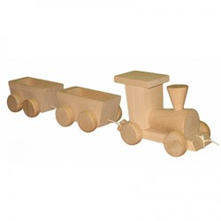 Miva Trekfiguur trein (naturel)
