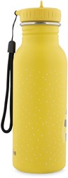 Trixie Trinkflasche für Kinder 500ml - Mrs. Bumblebee - Edelstahl Wasserflasche - gelb
