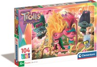 Clementoni Puzzle Trolls 3 - 104 Teile Kinderpuzzle Karton-2