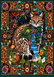 Grafika Puzzle Tropicat - 1000 Teile buntes Puzzle Spielzeug