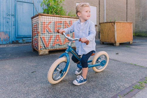 Trybike loopfiets 2 in 1 Steel - vintage blauw