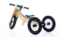 Trybike Holz Laufrad 4-in-1 Blau-2