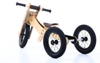 Trybike Holzbalancefahrrad 4 in 1 braun-2