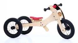 Trybike Holz Laufrad 4-in-1 Rot