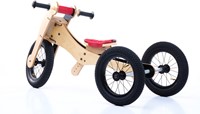 Trybike Holz Laufrad 4-in-1 Rot-2