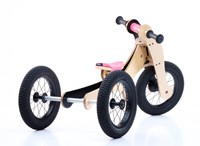 Trybike  Holz Laufrad 4-in-1 Rosa-3