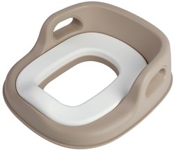Tryco Toilettentrainer mit Griffen Sand - ergonomischer Kinder WC-Sitz