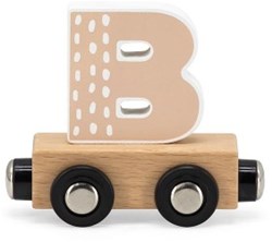 Tryco Holz-Buchstabenzug Spielzeug - Buchstabe B - bunt und magnetisch