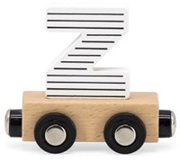 Tryco Holz-Buchstabenzug Wagen Z - buntes Spielzeug für Namen und Wörter