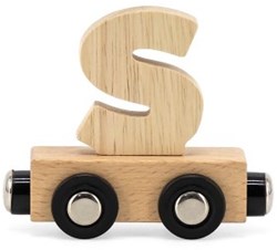 Tryco - Letter Train Natural - Letter "S"