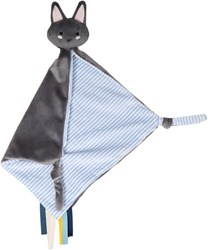 Tryco Schmusetuch Fledermaus Bruce Plüsch Baby Kuscheltuch grau