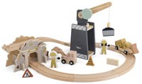 Tryco Holz-Eisenbahn Baustellen-Erweiterungsset - Spielzeug Zubehör Set-2
