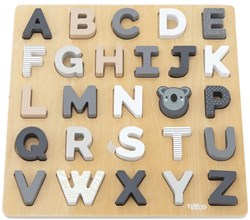 Tryco Holz Alphabet Blöcke Lernspielzeug mit Tafel