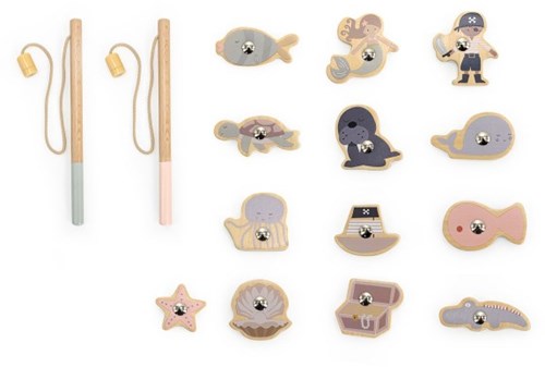 Tryco Holz Angelspiel magnetisch - pädagogisches Spielzeug für Kinder