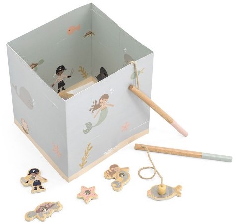 Tryco Holz Angelspiel magnetisch - pädagogisches Spielzeug für Kinder-2