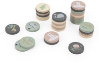 Tryco Holz Memoryspiel Dschungel - pädagogisches Gedächtnisspiel für Kinder