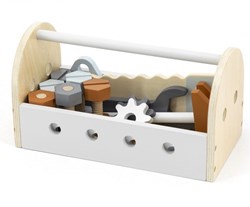 Tryco Holz Werkzeugkasten Spielzeug für Kinder Rollenspiel