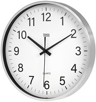 Teesa Wandklok Ø30cm zilver