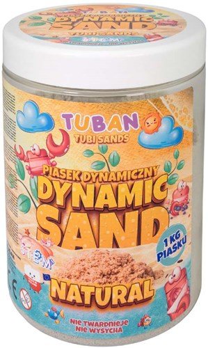 Tuban dynamischer Sand natur 1 kg - kreatives Spielzeug