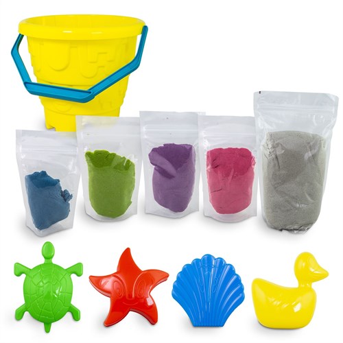 Tuban Spielzeug - Dynamic Sand Set Strandset mit Eimer und Formen-2