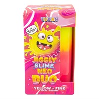 Tuban Spielzeug Jiggly Slime Neo Duo gelb rosa 430 g mehrfarbig