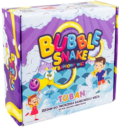 Tuban Seifenblasen Spielzeug Set - Bubble Snake - buntes Outdoor-Spielzeug