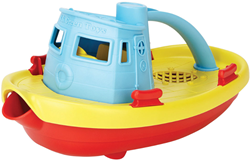Green Toys Tugboat - Blau
