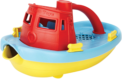 Green Toys Tugboat - Rot