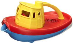 Green Toys Tugboat - Gelb