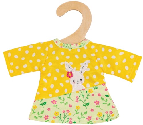 Heless Puppenkleid Bunny Lou - Tunika-Kleid für Babypuppen 20-25 cm