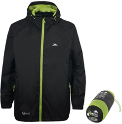 Trespass Qikpac Waterproof Jacket - Navy/Blue - Small