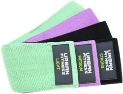 Urban Fitness Fabric Resistance Band Loop (3er Set) 15 Zoll