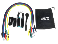 Urban Fitness 11er Set Widerstandsrohre