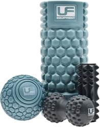Urban Fitness Massage Set 4-teilig türkis schwarz Massage Roller