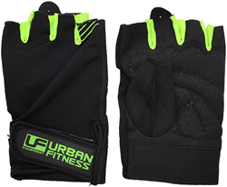 Urban Fitness Training Glove - Black/Green - Large